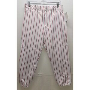 Intensity By Soffe Women's Softball Pants XL White Red Pinstripe NWT Athletic